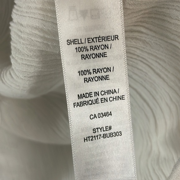 Ricki's White Boho Peasant Shirt - Picture 5 of 6